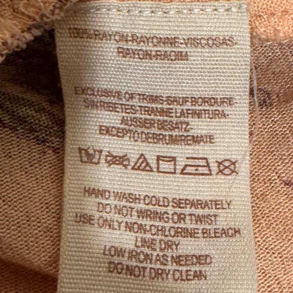 FREE PEOPLE Paradise Song Dress Size M Tunic Boho Prairie Casual - Picture 7 of 7